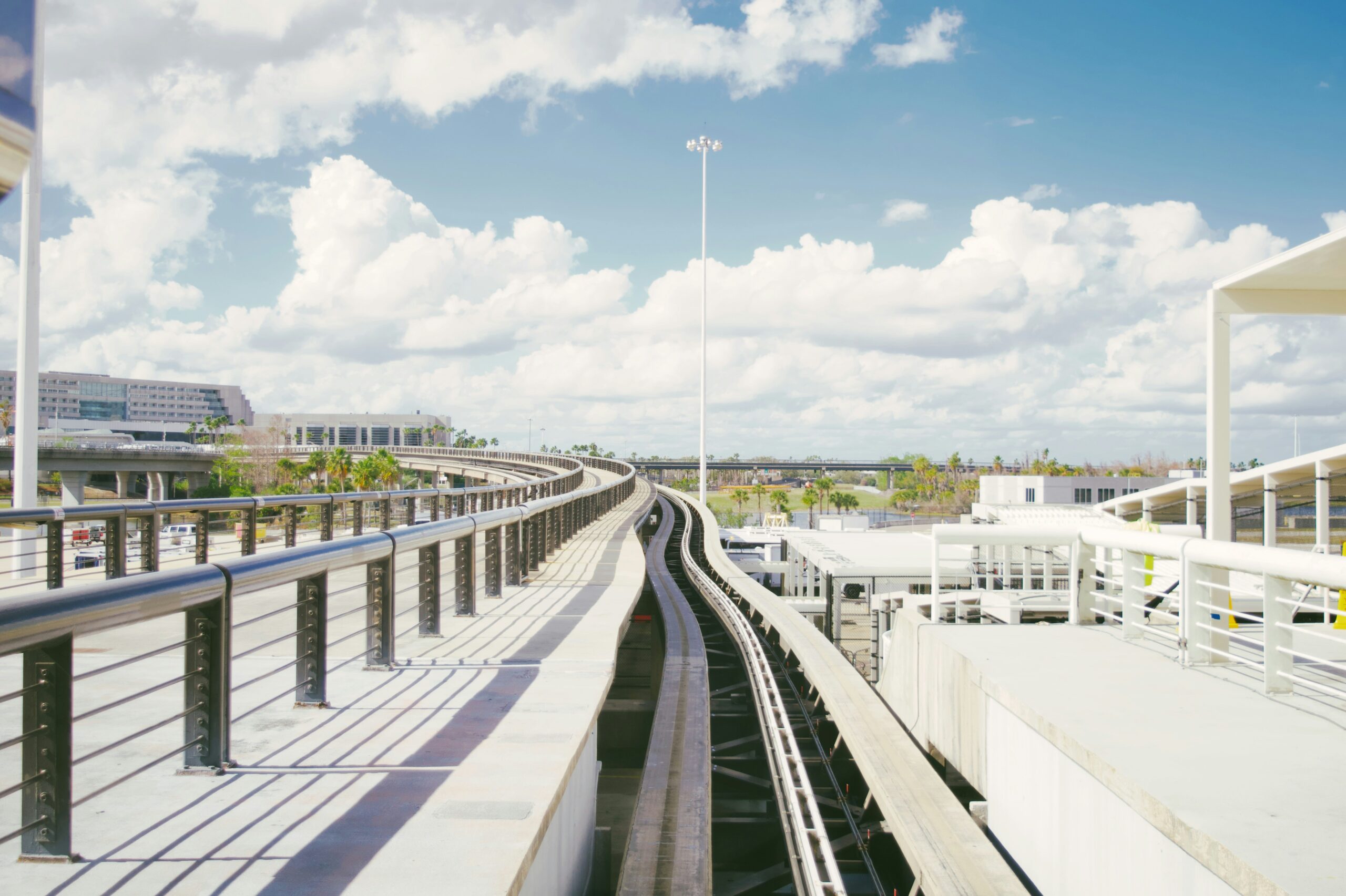Airport terminal walkway