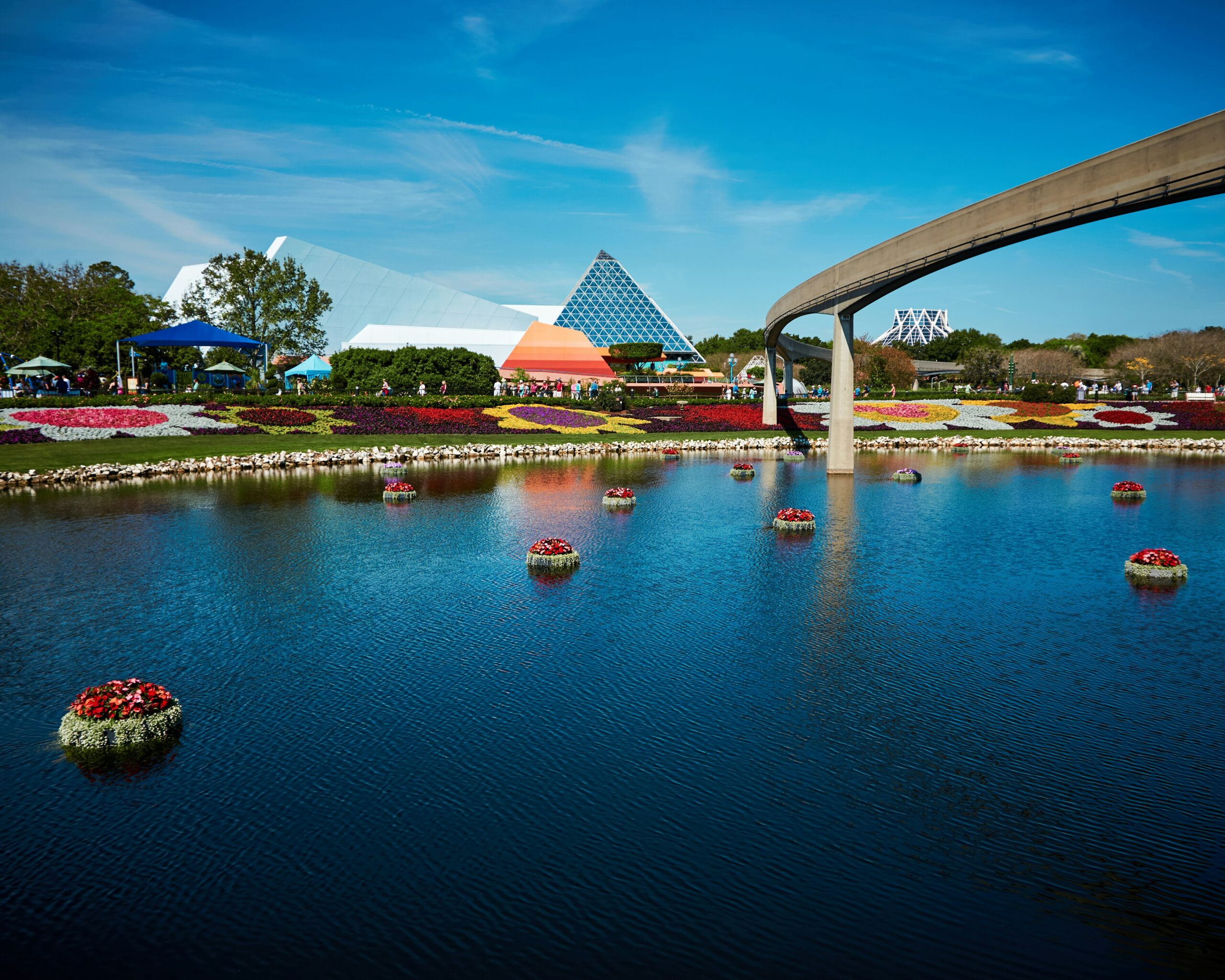 World Showcase lagoon and pavilions at EPCOT