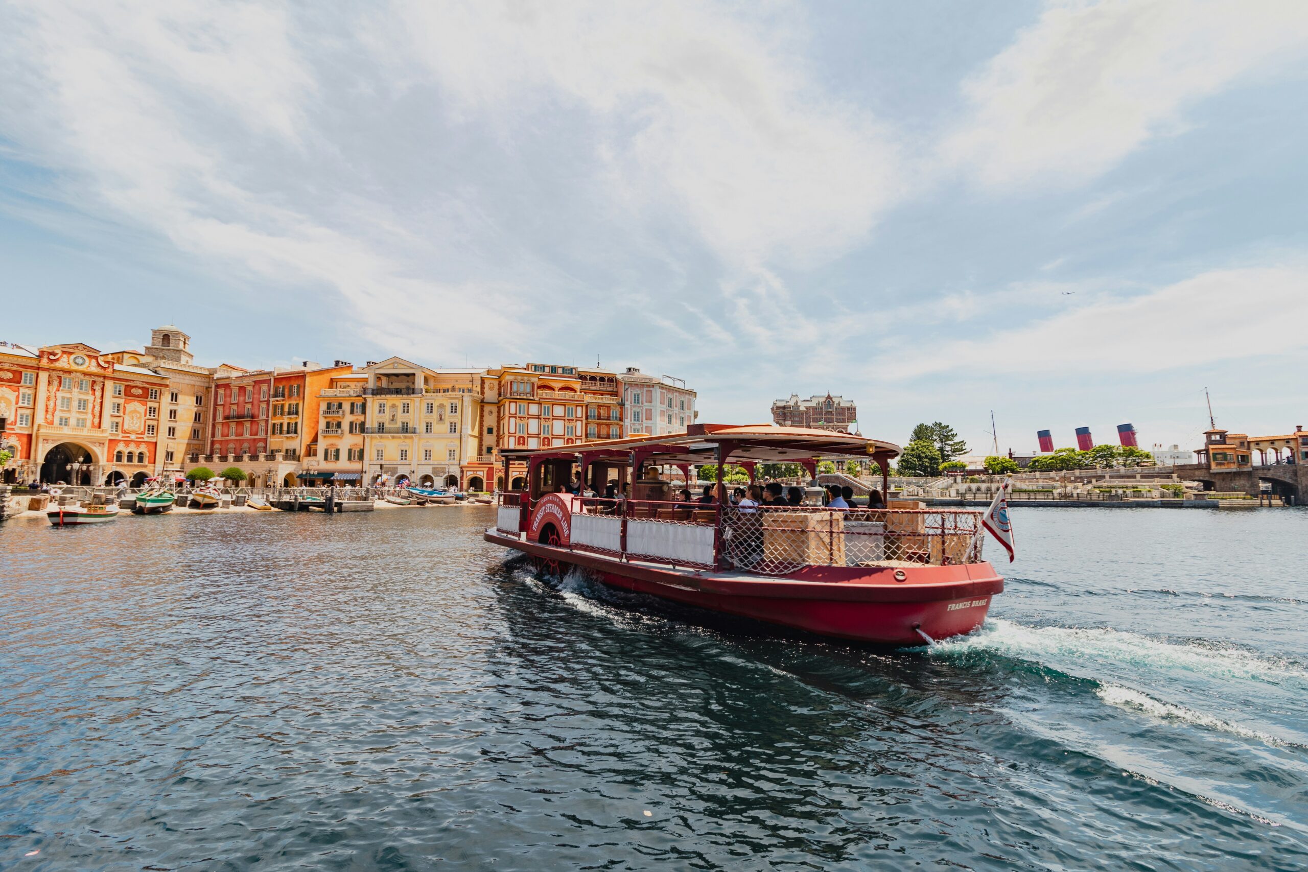 Guests on the water at Disney’s BoardWalk