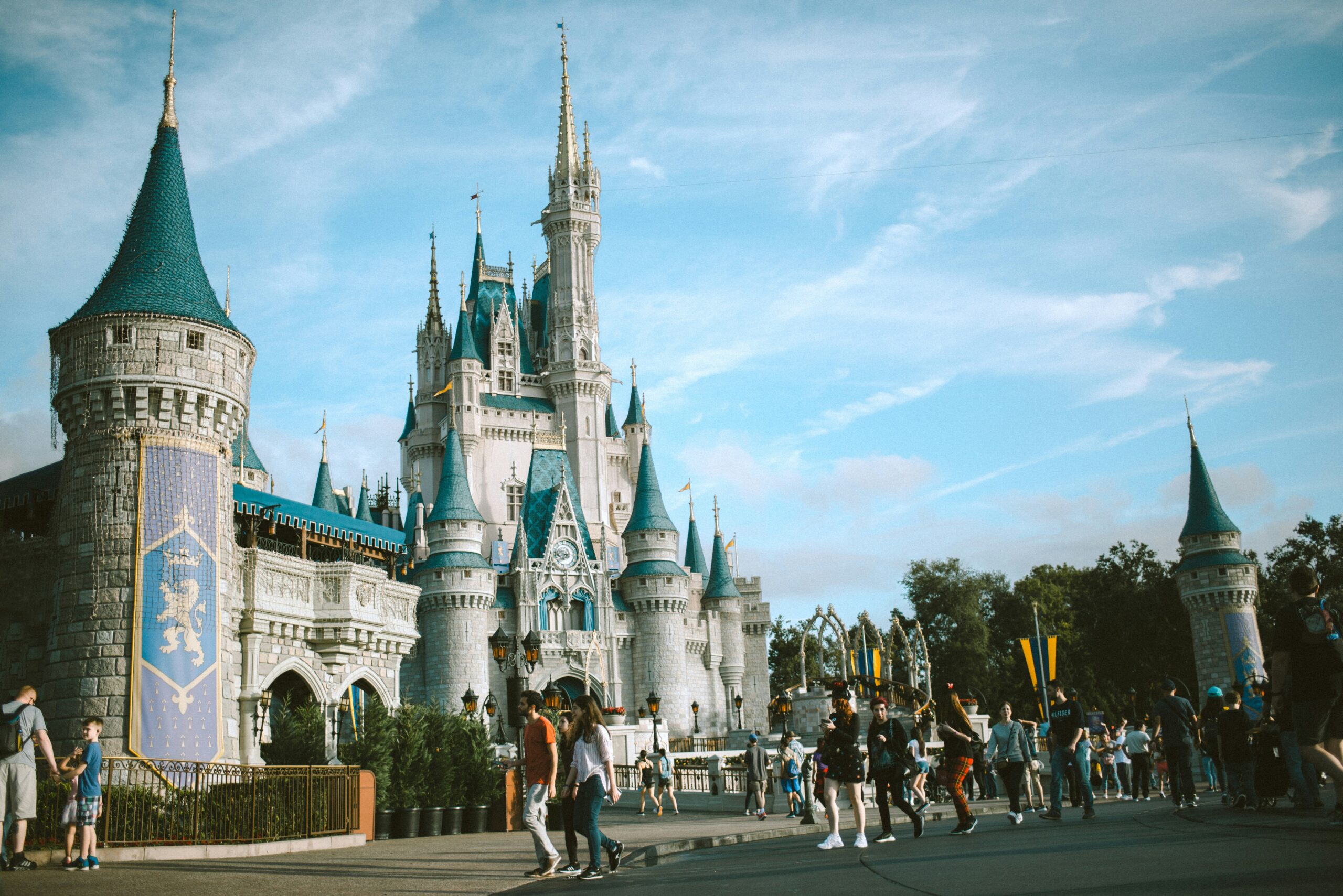 Fantasyland turrets at Magic Kingdom